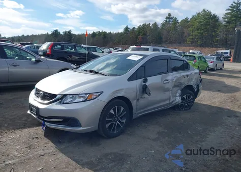 2013 Honda Civic Ex из США, поврежденный, VIN 2HGFB2F82DH514867